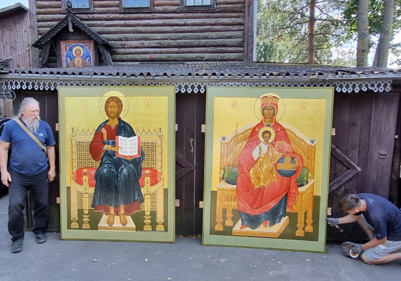 Иконостас Георгиевского храма в Зеленограде