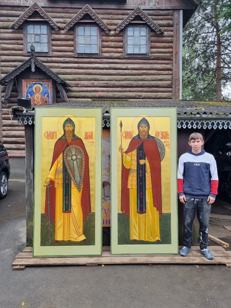 Иконостас Георгиевского храма в Зеленограде