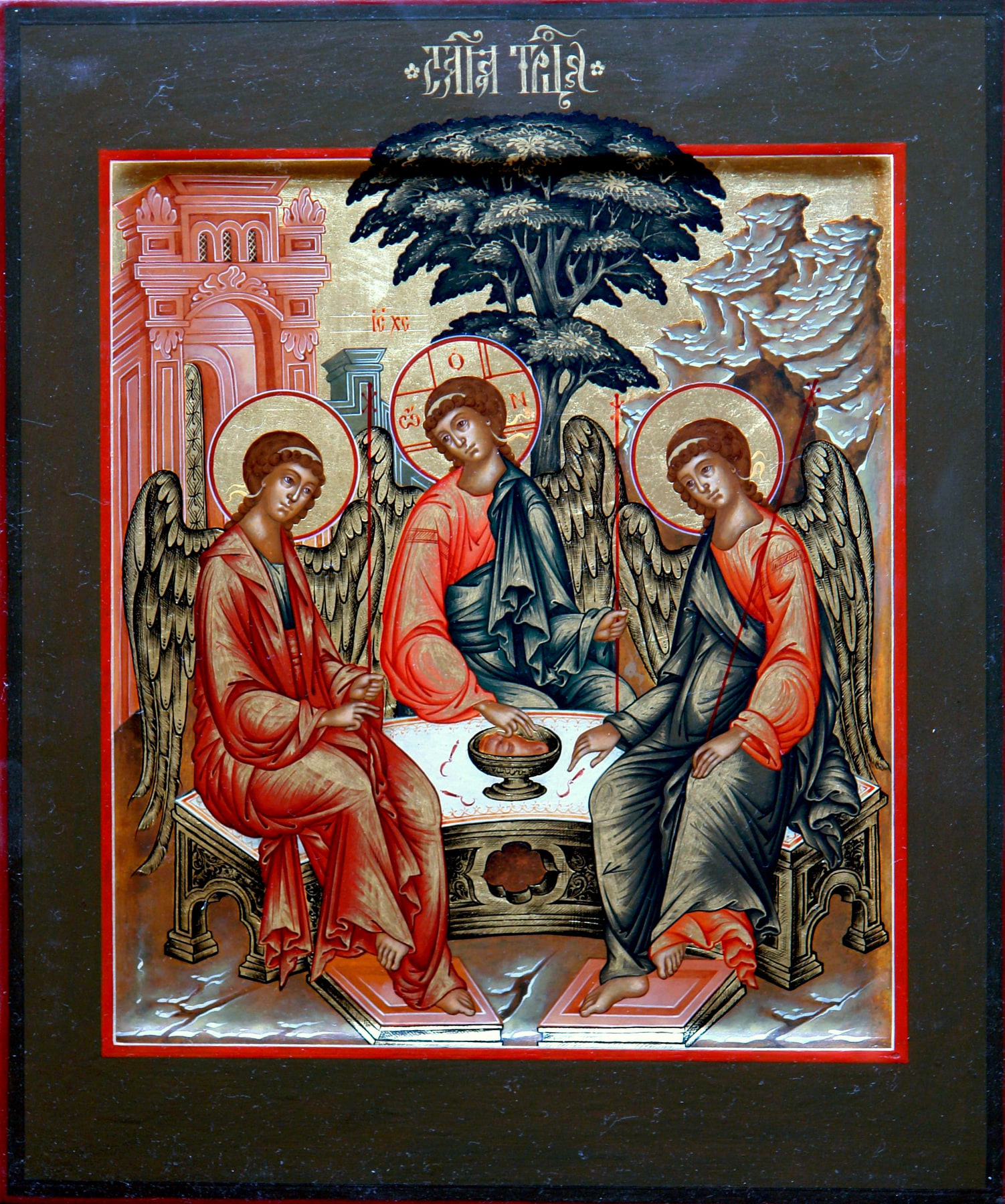 Икона Пресвятая Троица., дополнительный вид 2