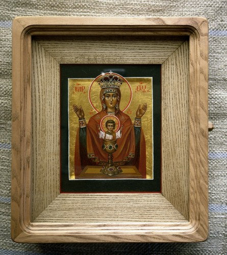 Икона Богородицы Чаша неупиваемая., полный вид