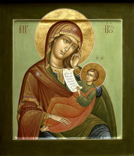 Икона Богородицы Утоли мои печали., полный вид