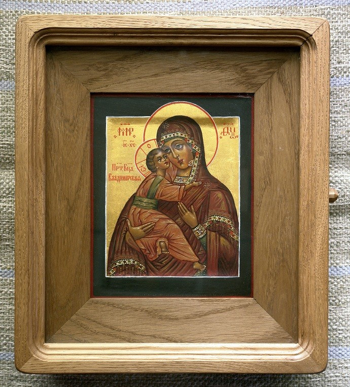 Икона Богородицы Владимирская., полный вид