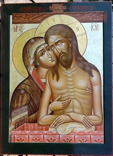 Икона Не рыдай мене мати., полный вид