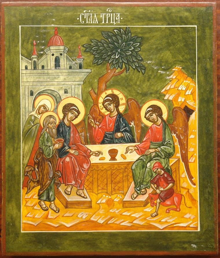 Икона Пресвятой Троицы., дополнительный вид 1