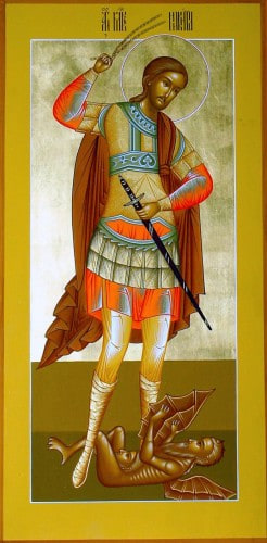 Икона Никита Бесогон., полный вид