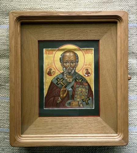 Икона Святой Николай Чудотворец., полный вид