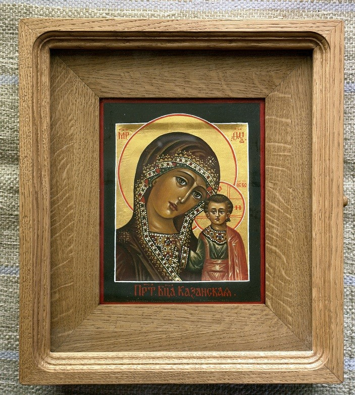 Икона Богородицы Казанская., полный вид